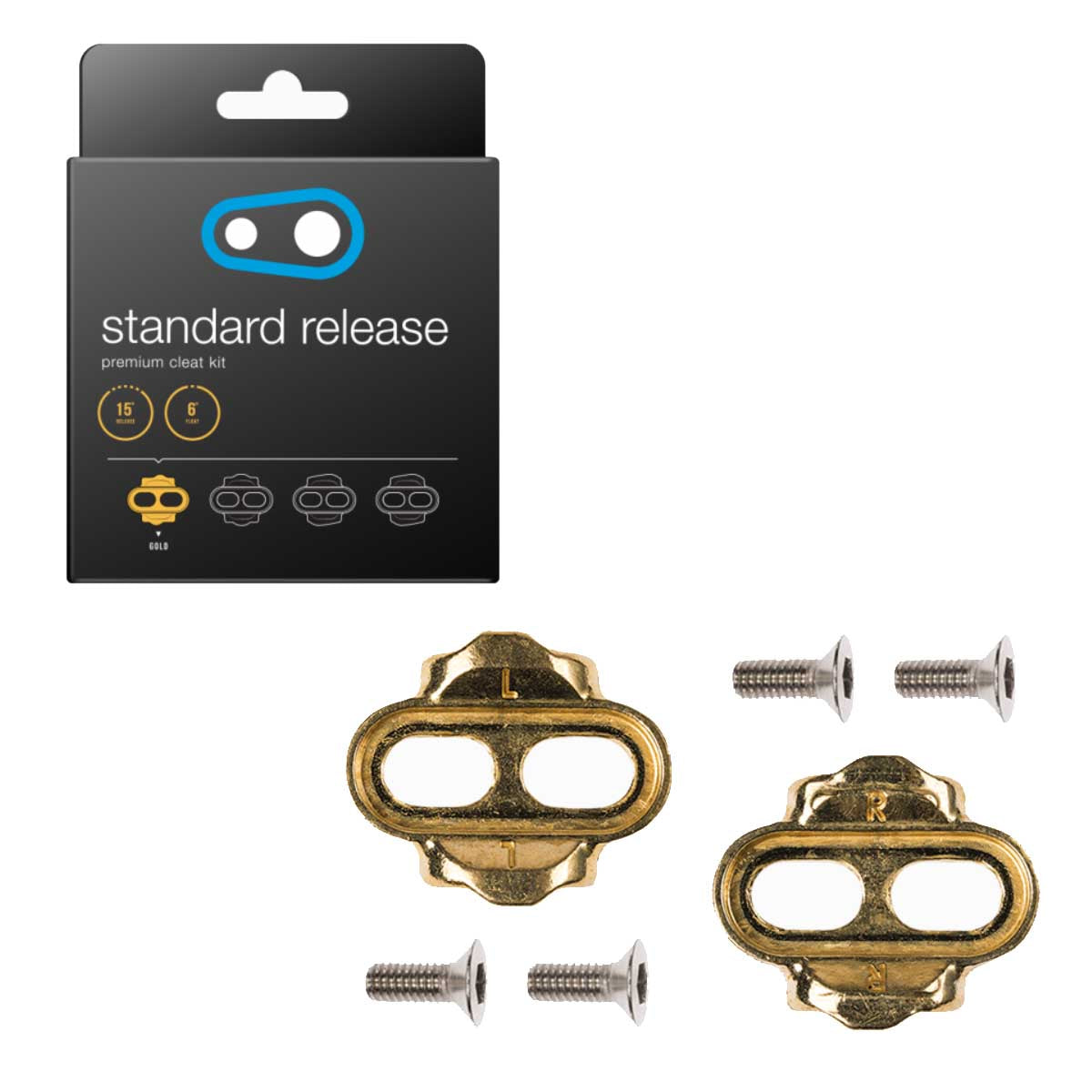 Crankbrothers Standard Release Cleat Kit 6 Degree