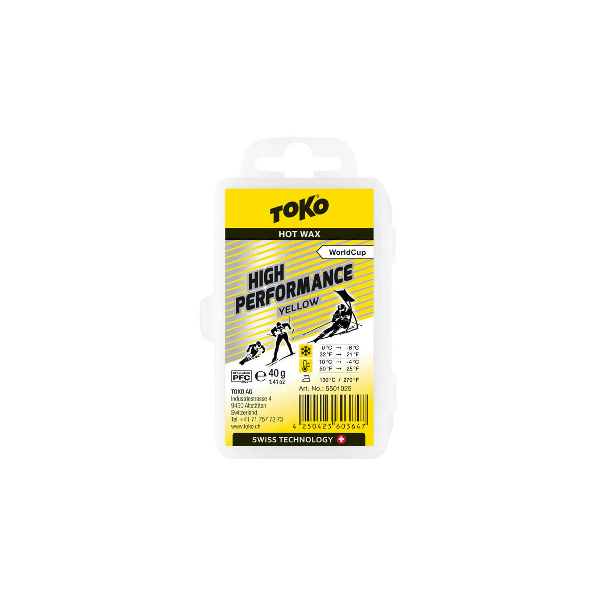 Toko High Performance Yellow 40g Skiwachs