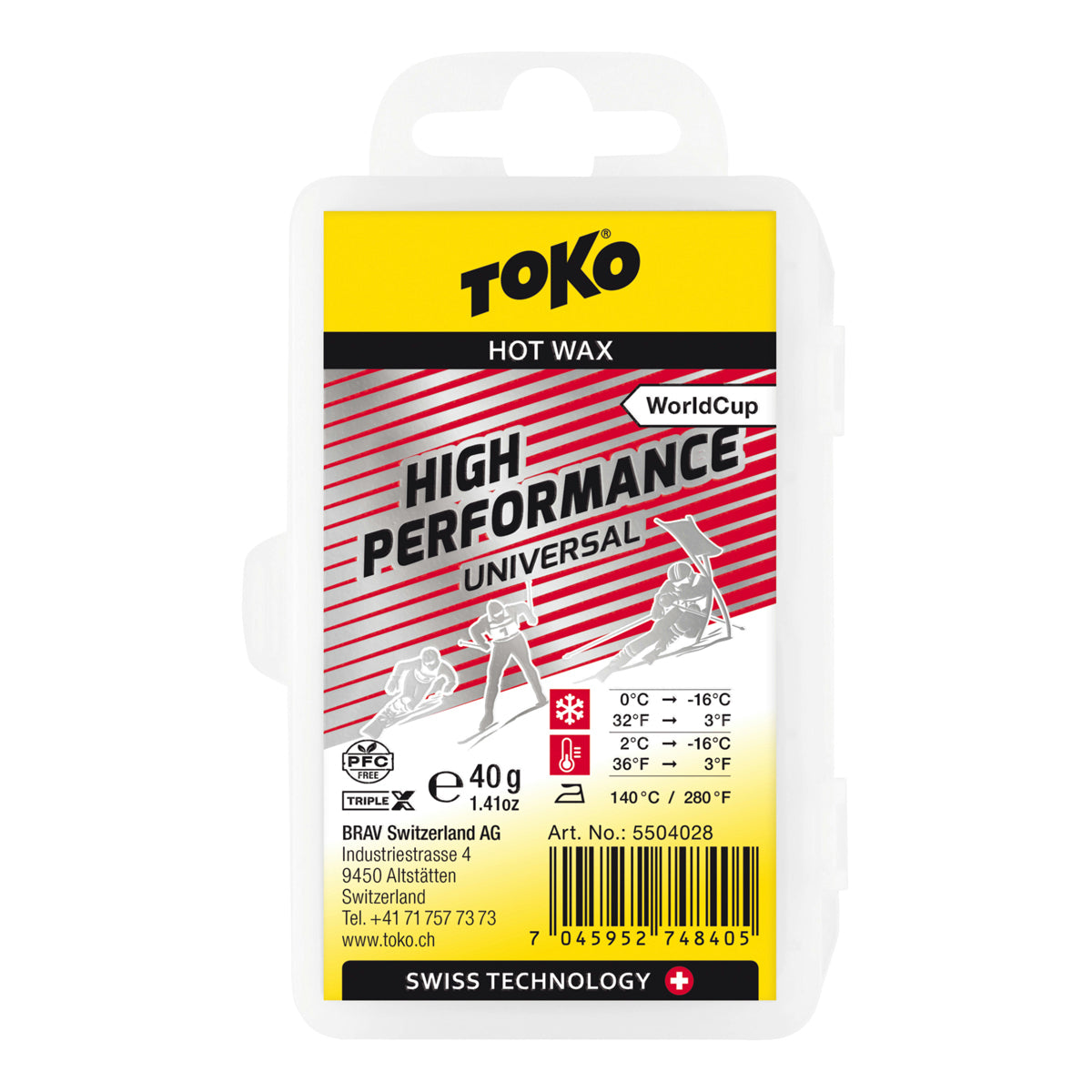 Toko World Cup High Performance Universal 40g Skiwachs