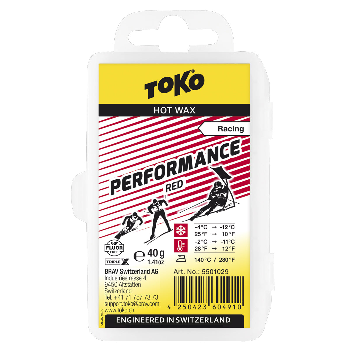 Toko Performance red 40g Skiwachs