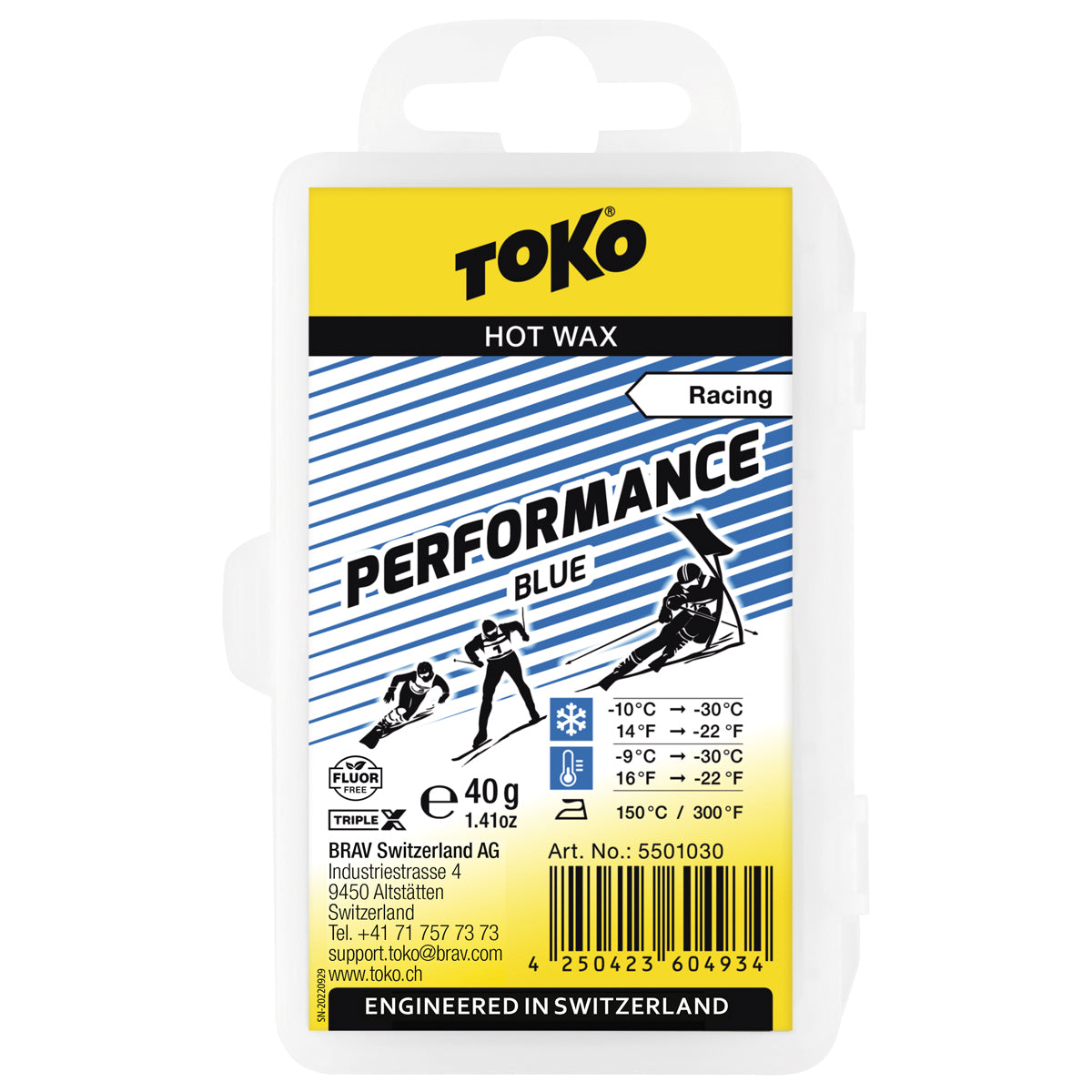 Toko Performance Blue 40g Skiwachs