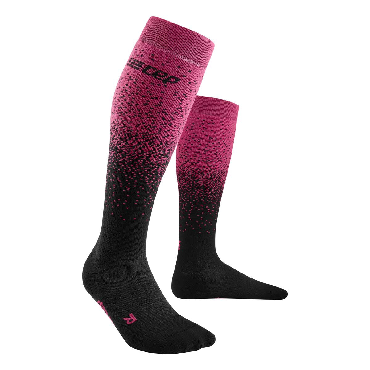 cep Ski Snowfall Compression Socken Damen